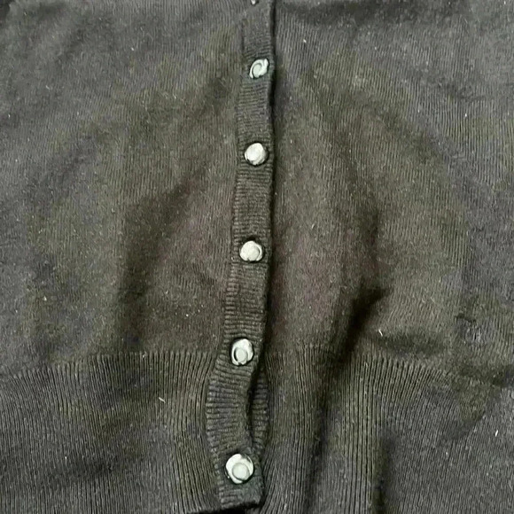 TALULA Babaton | Aritzia black cashmere blend vest with buttons - Picture 4 of 11